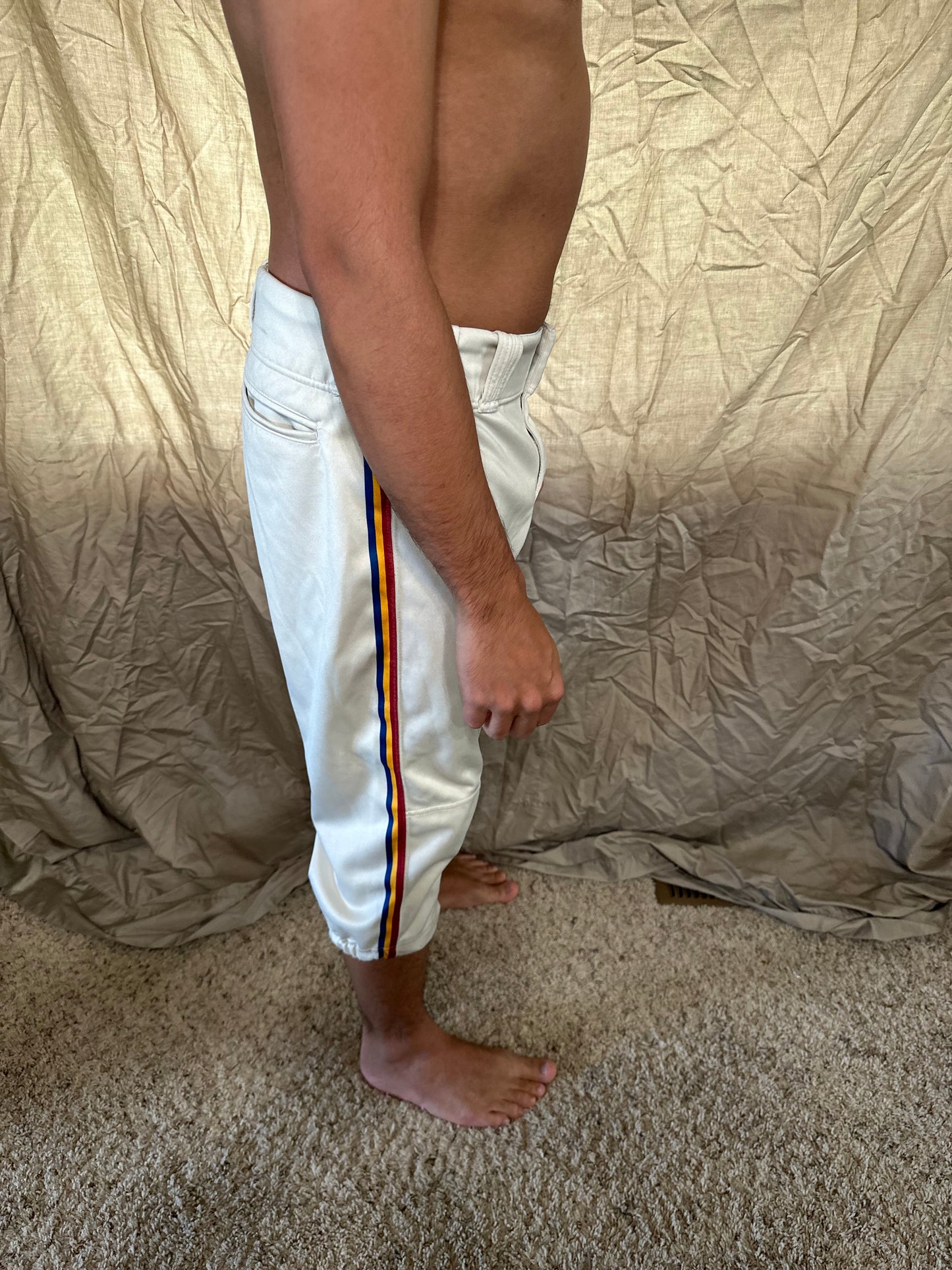 Men’s prolook size 34 white baseball pants