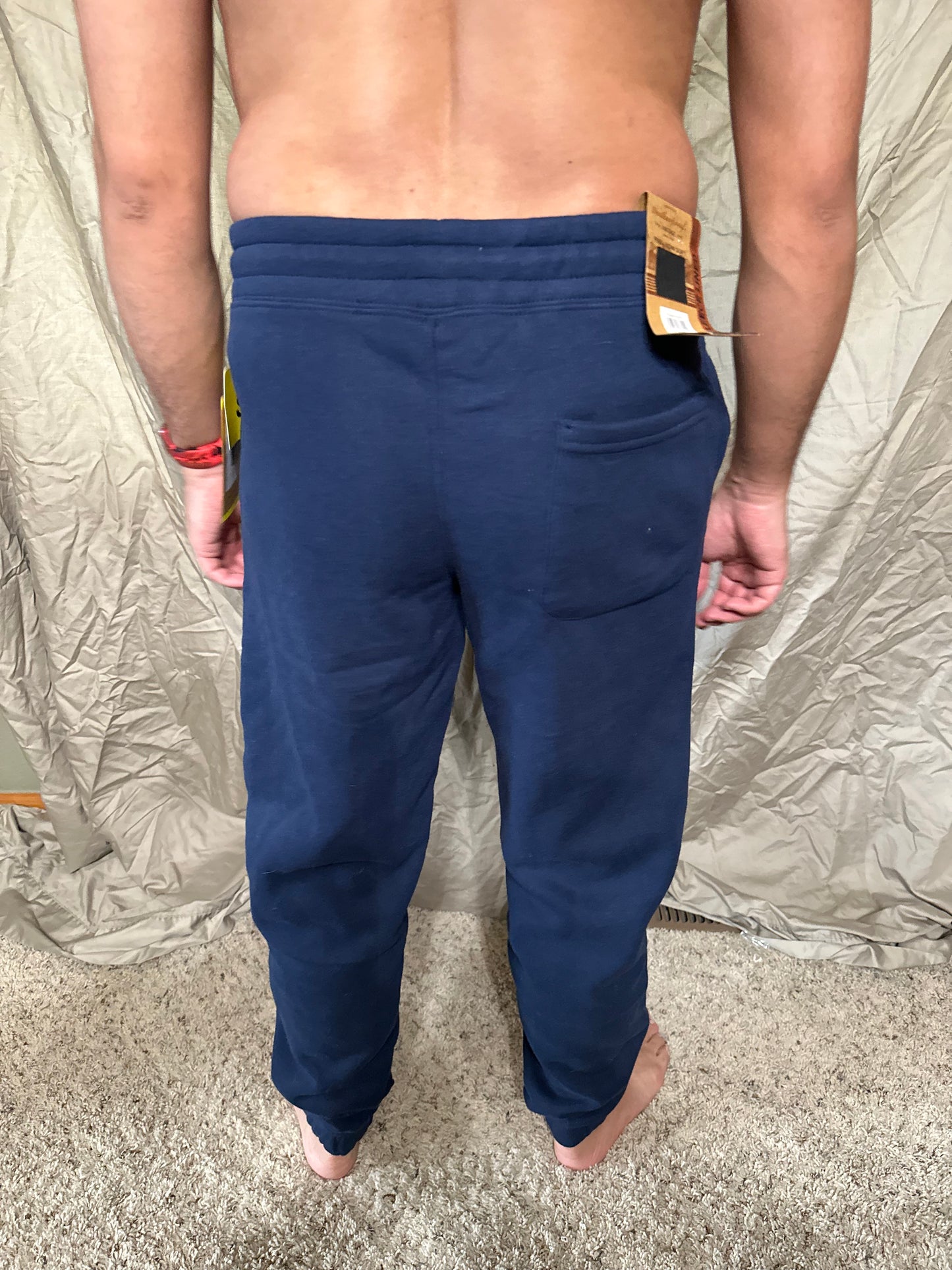 Men’s small navy blue weatherproof vintage rimrock jogger fleece lined sweat pants new with tags