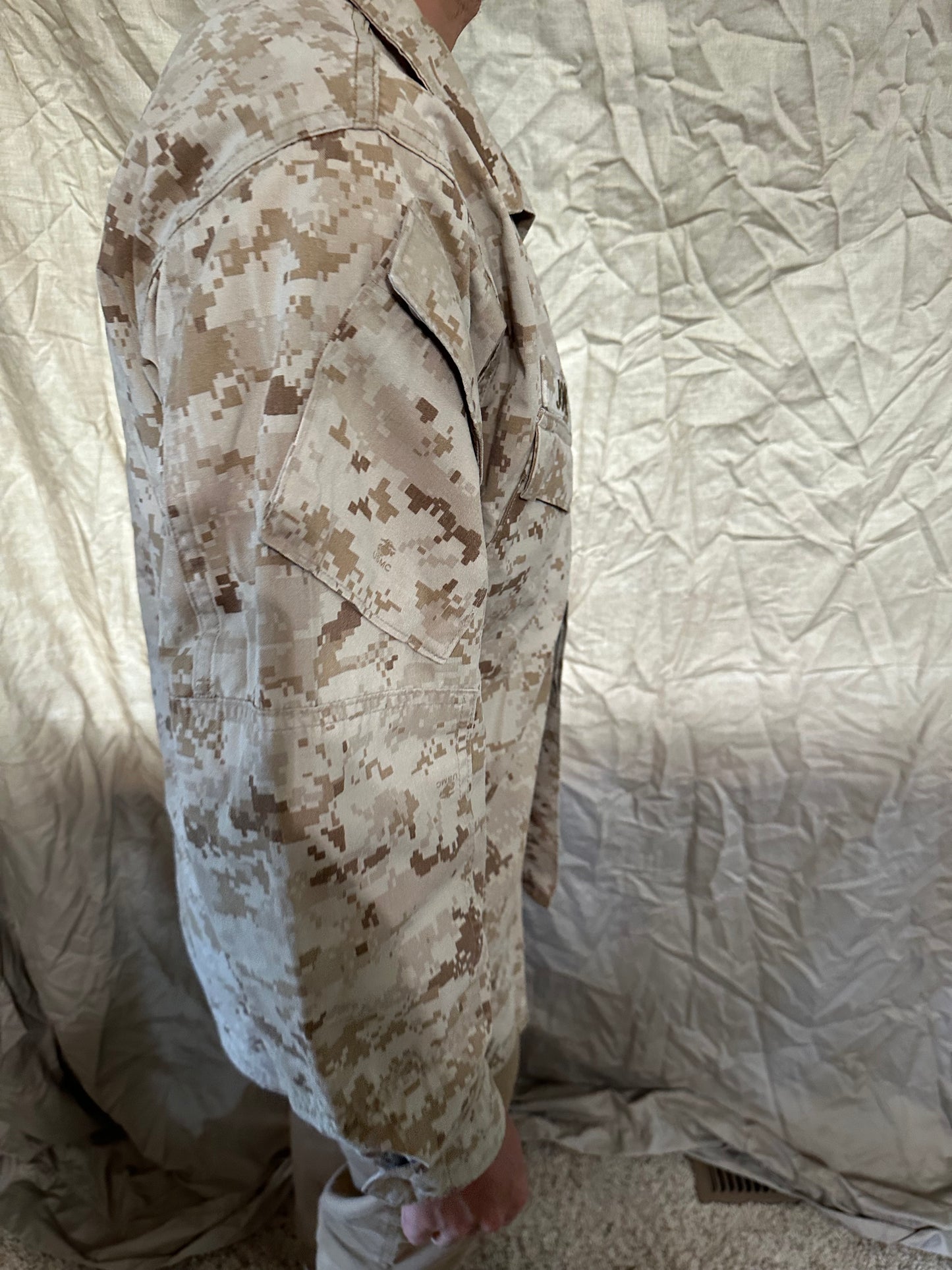 Men’s desert marpat usmc marine corps small regular blouse top
