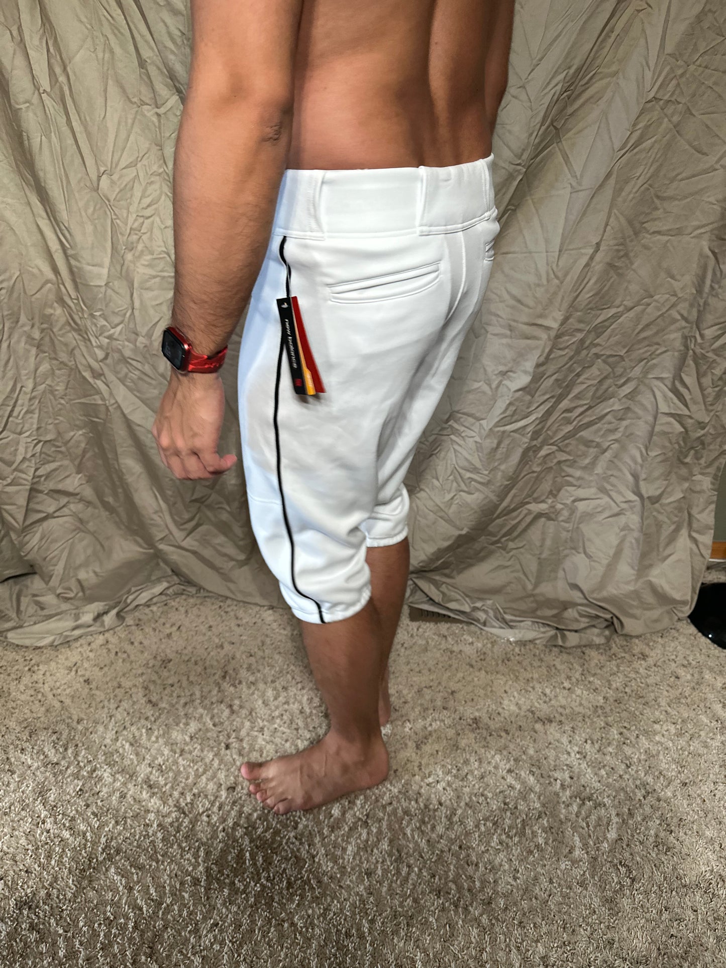 Youth boys large white new balance baseball pants new with tags
