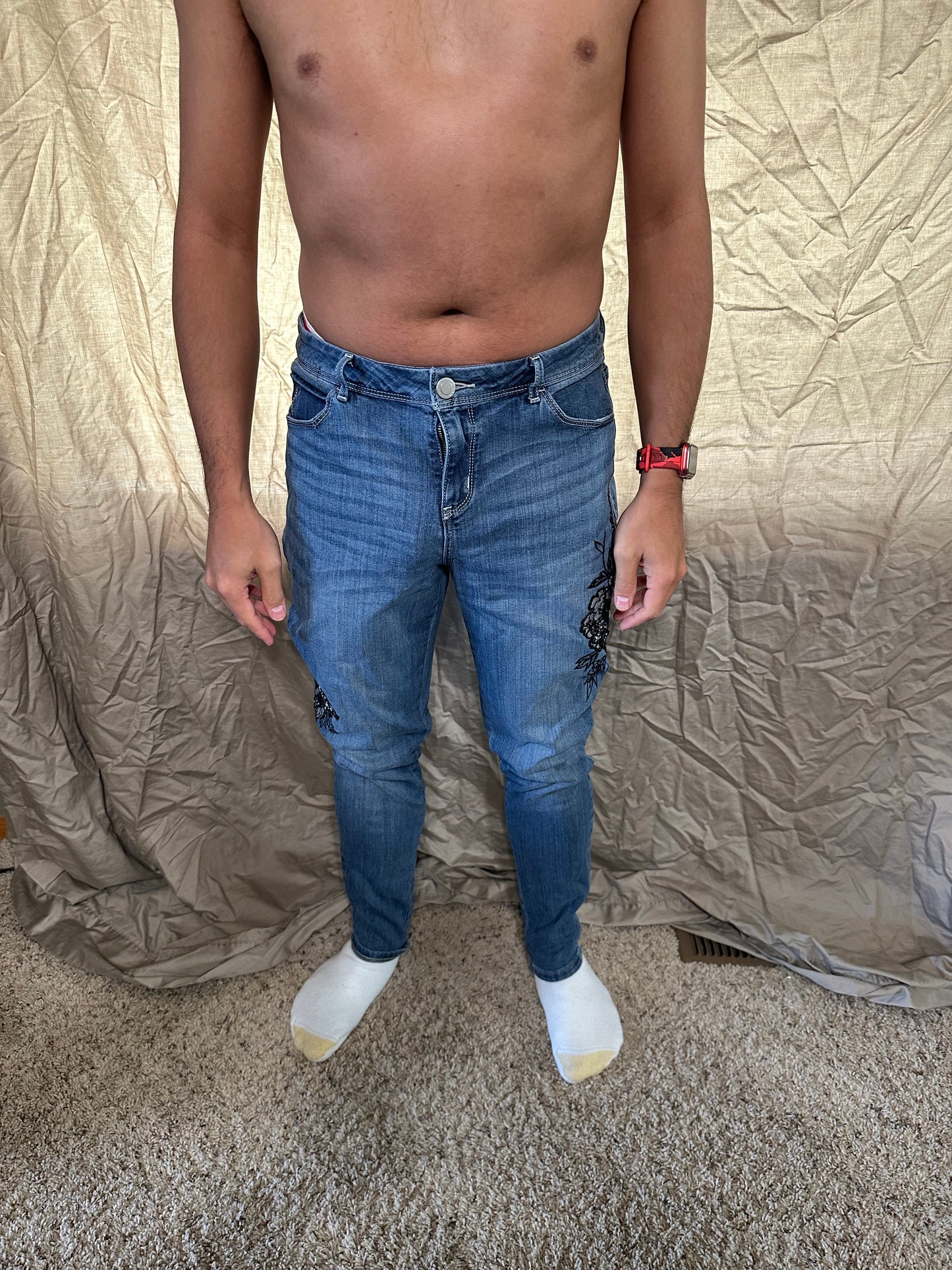Women’s simply Vera Vera wang skinny 10 blue jeans