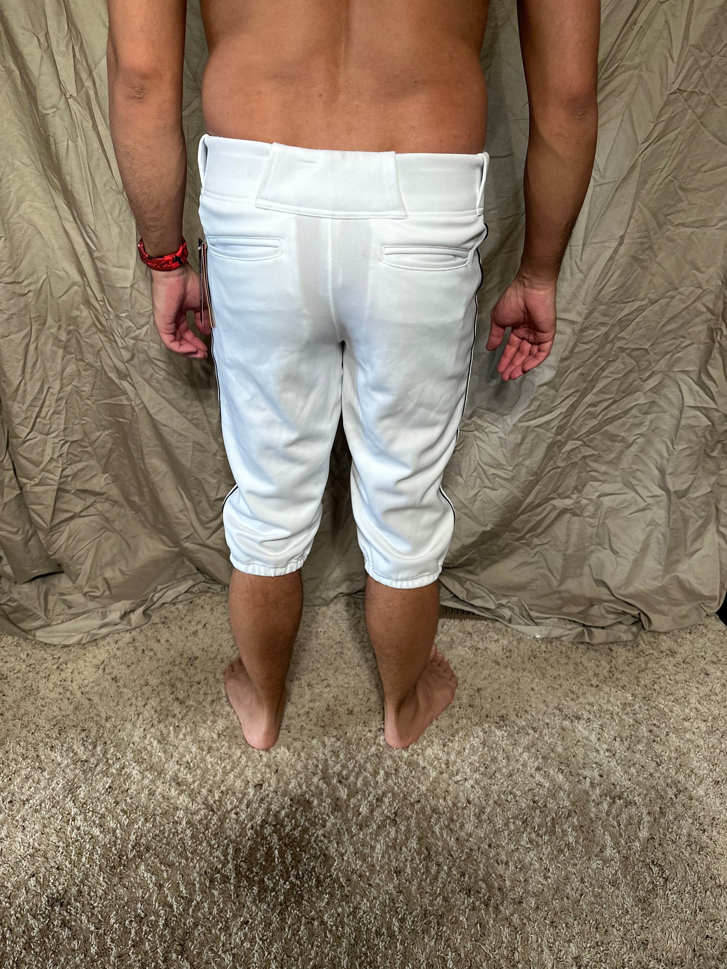 Youth boys large white new balance baseball pants new with tags