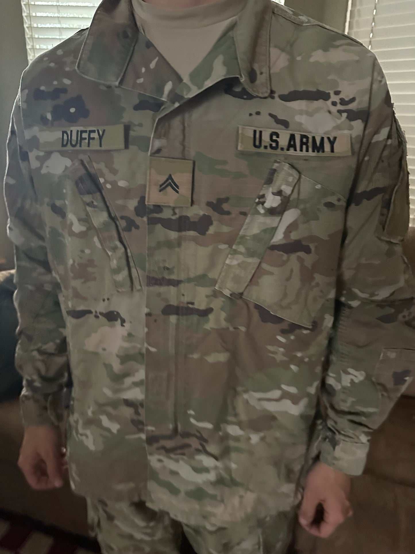 Men's OCP Top - Military Uniform Coat Blouse Medium Regular