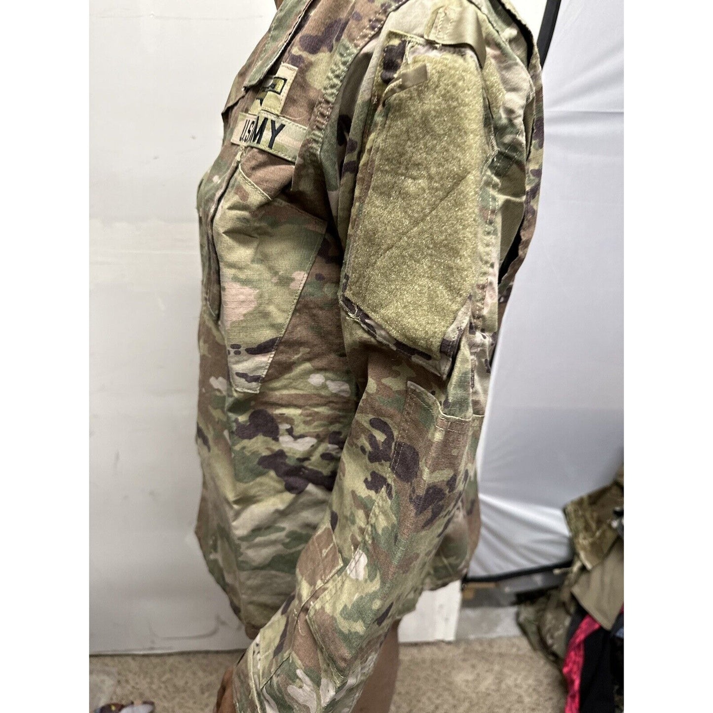 Men’s Ocp Top Coat Army Blouse USAF Flame Resistant w/ tags and patches