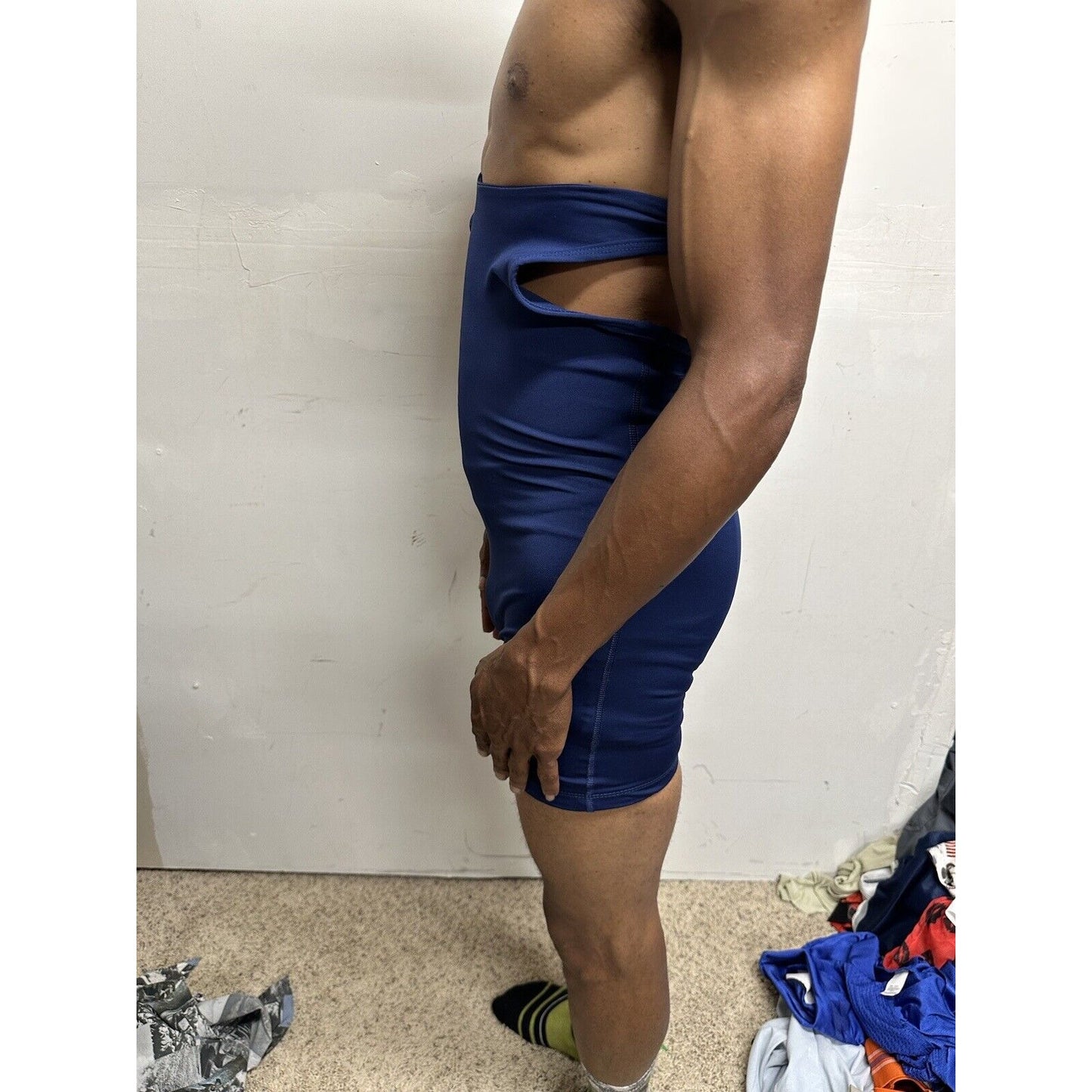 Youth Boy’s XL Wrestling Singlet Navy Blue