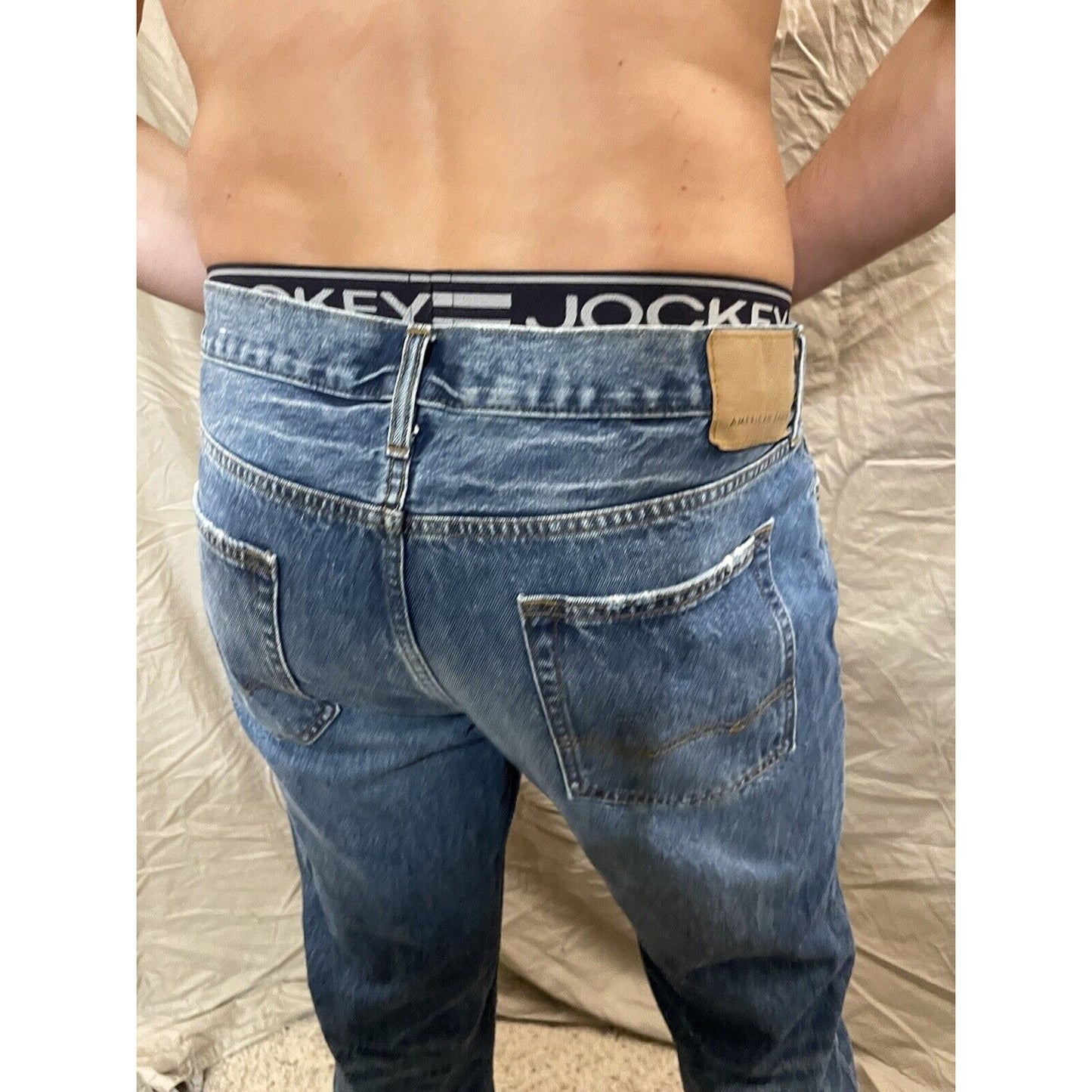 Men's anerican eagle blue jeans 36 x 32