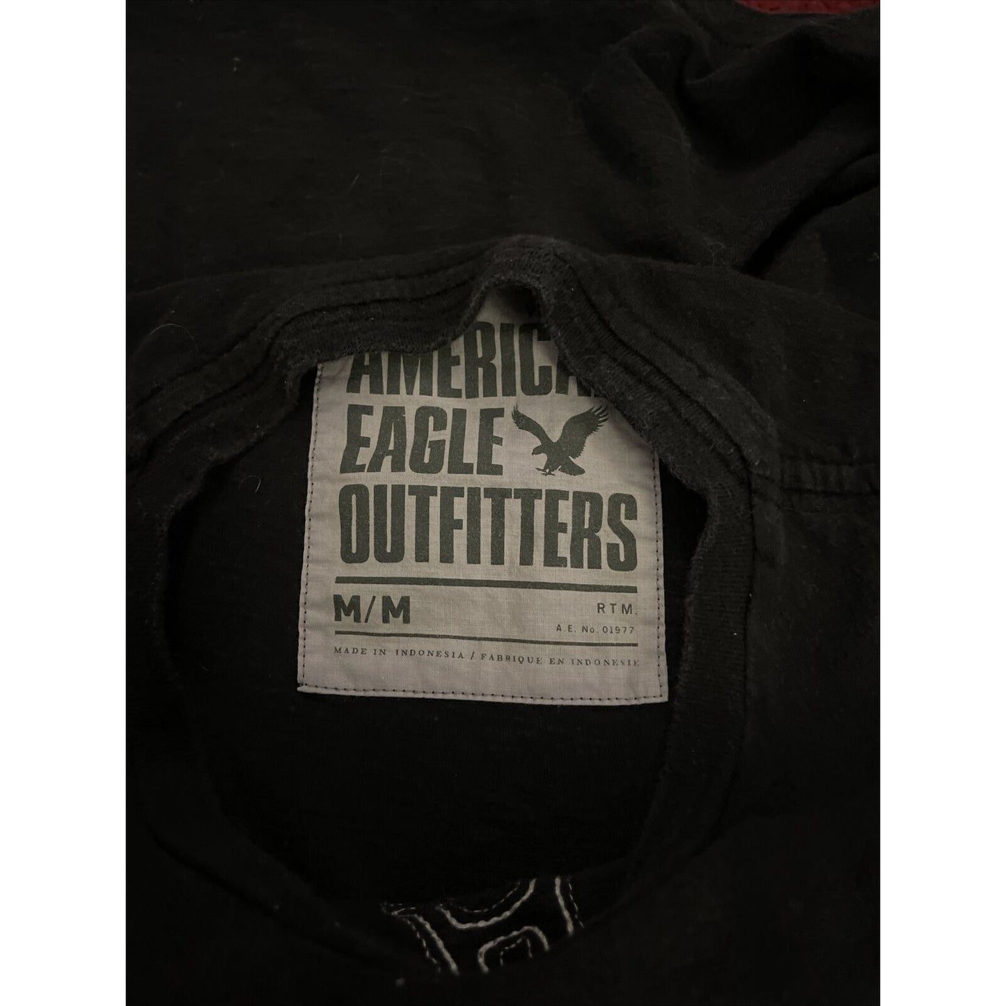 Men’s black American Eagle Mediuk Vintage fit black short sleeve t-shirt