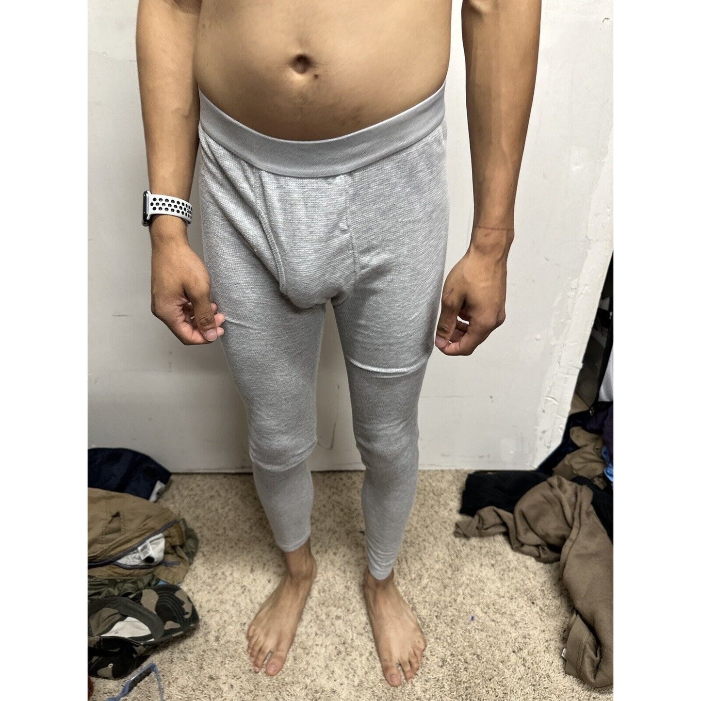 Men’s Medium Highland Originals Gray Leggings Thermals