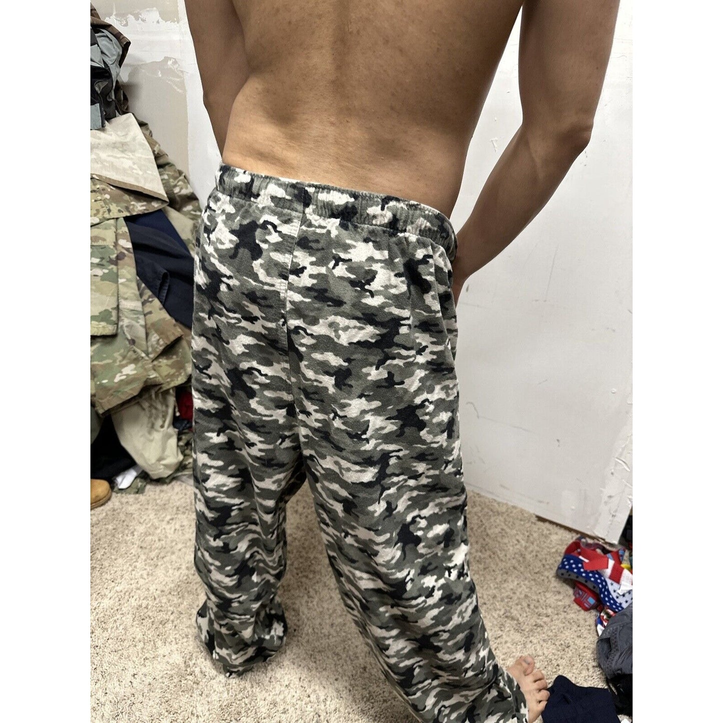 Men’s XXL Joe Boxer Camo Pajama Bottoms Lounge Pants With Pockets