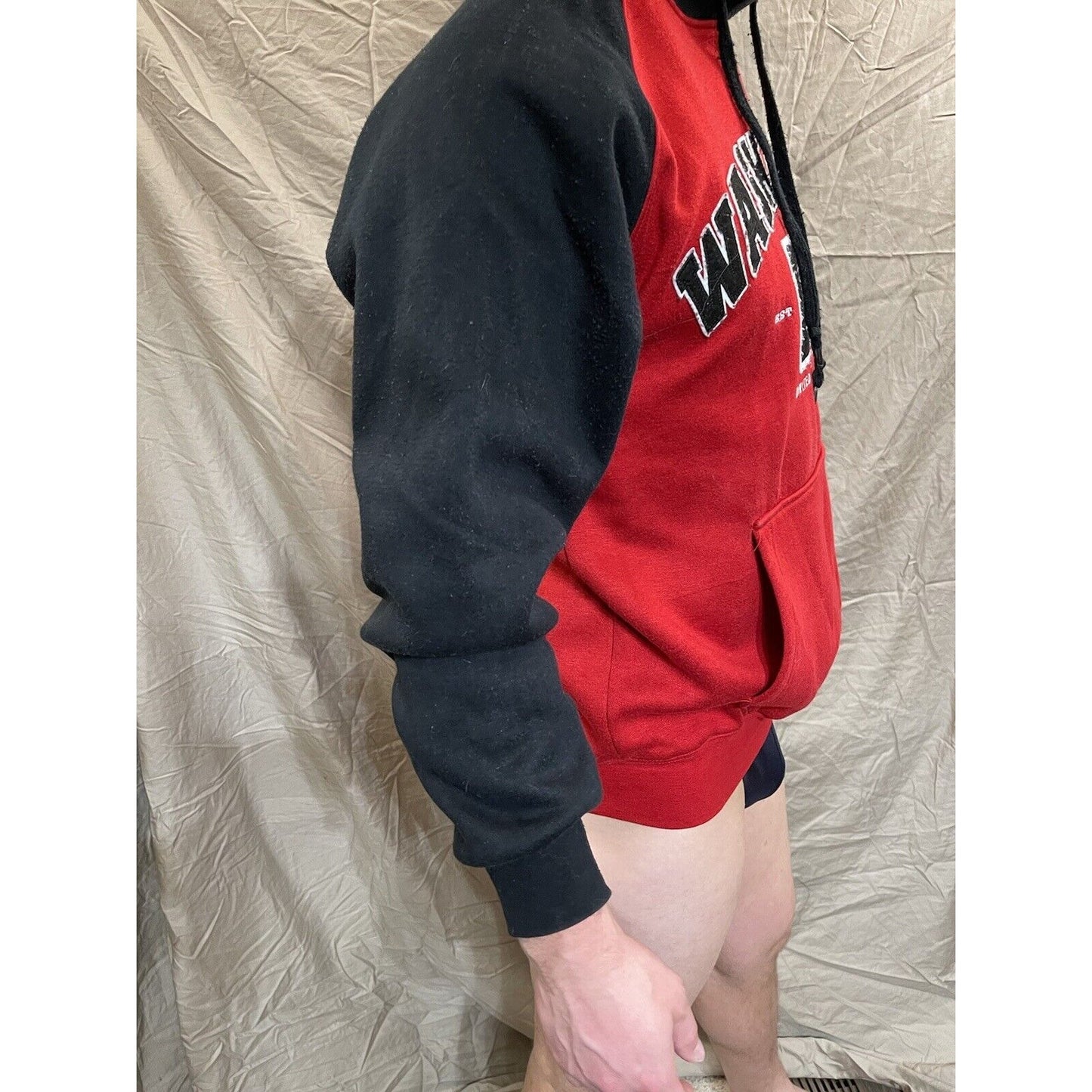 Men's DC large washington Dc red pullover hoodie
