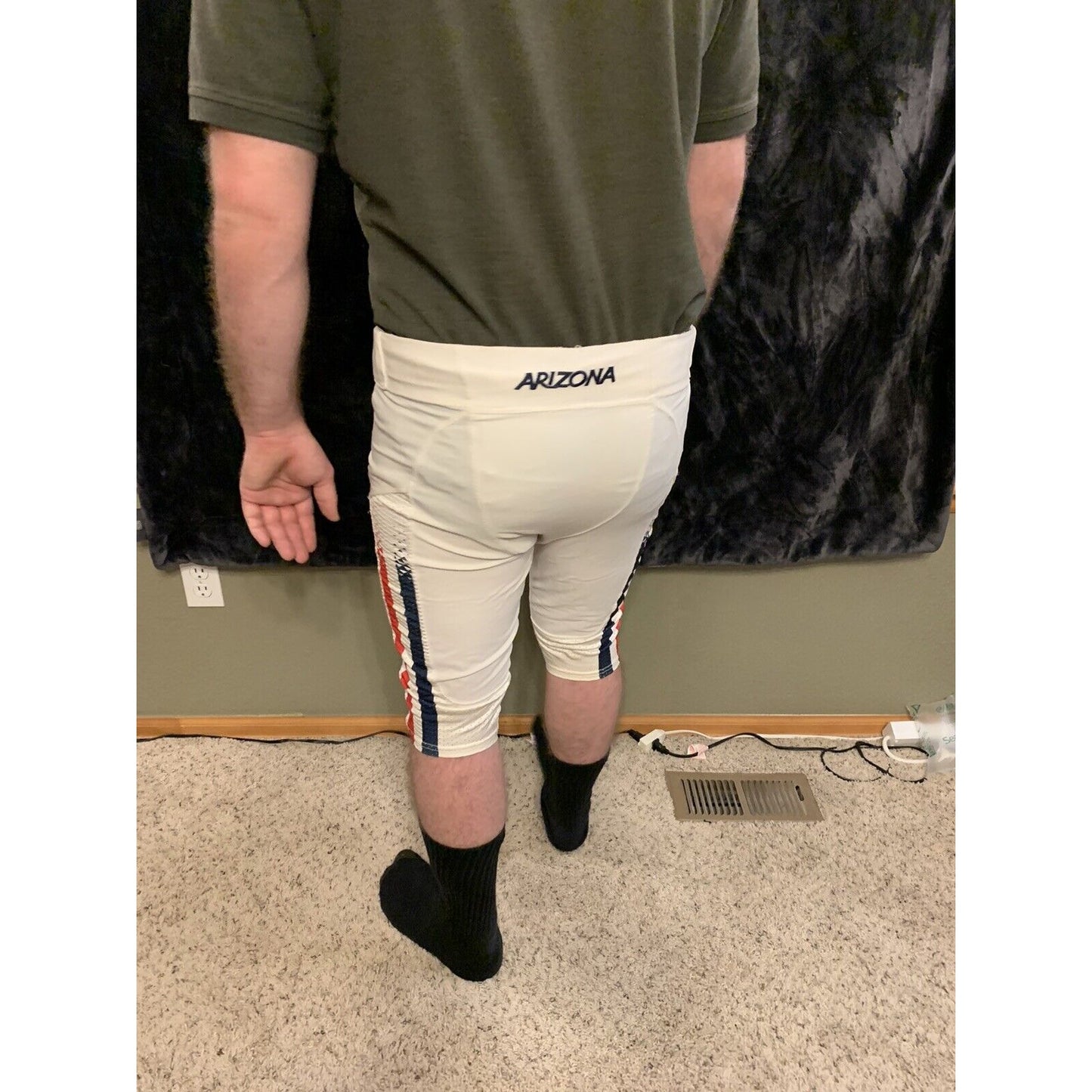 NIKE University of Arizona Wildcats RED/BLUE FOOTBALL PANTS Size 36
