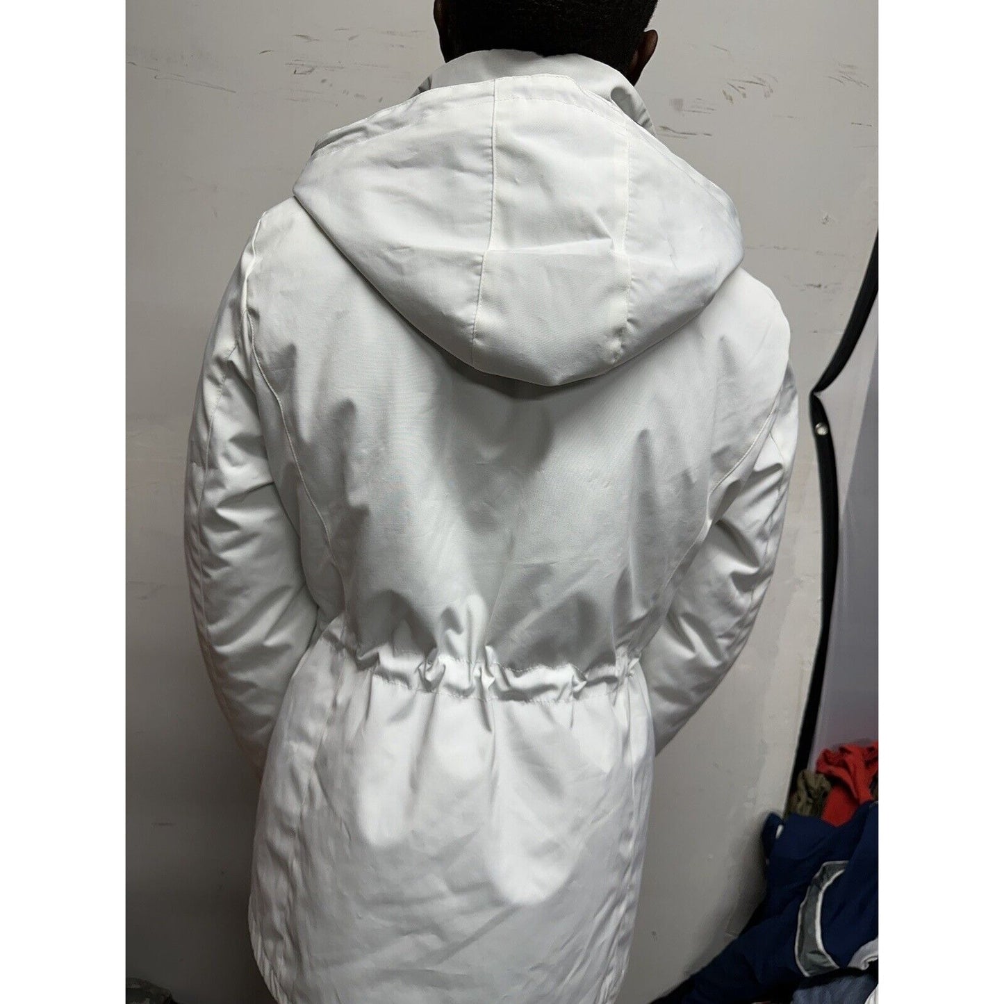 Tommy Hilfiger 3-in-1 All Weather Systems Anorak Jacket L White Navy Women Large
