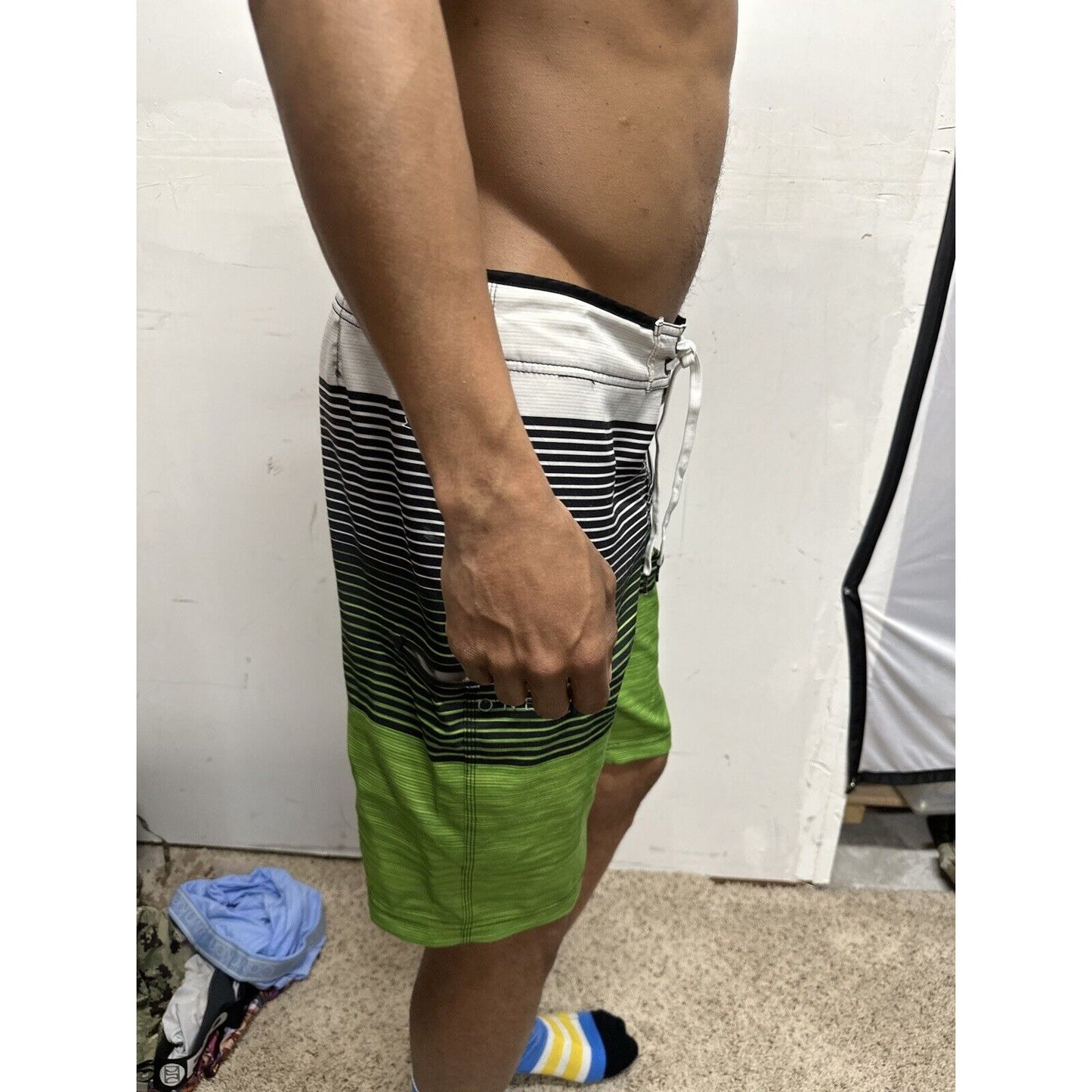 Men’s Striped Multicolor John John Fits Like A Medium Bathing Trunks O’Neill
