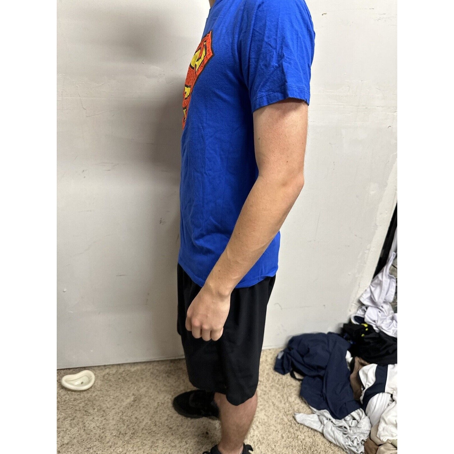 Boy’s XXL (18) Blue Super Man Shirt