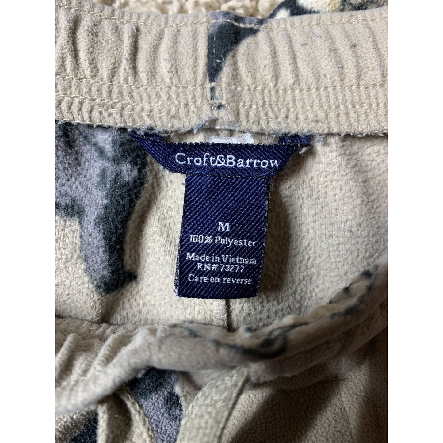 Croft & Barrow 🐕 Men’s Fleece “Dogs” PJ/ Lounge Pants M