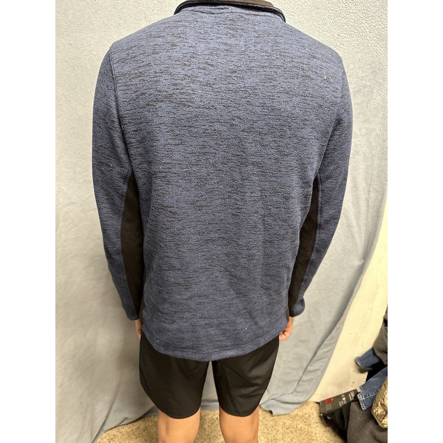 Men’s Blue 1/4 Zip Pullover Colorado Vail Gear For Sports Sweater