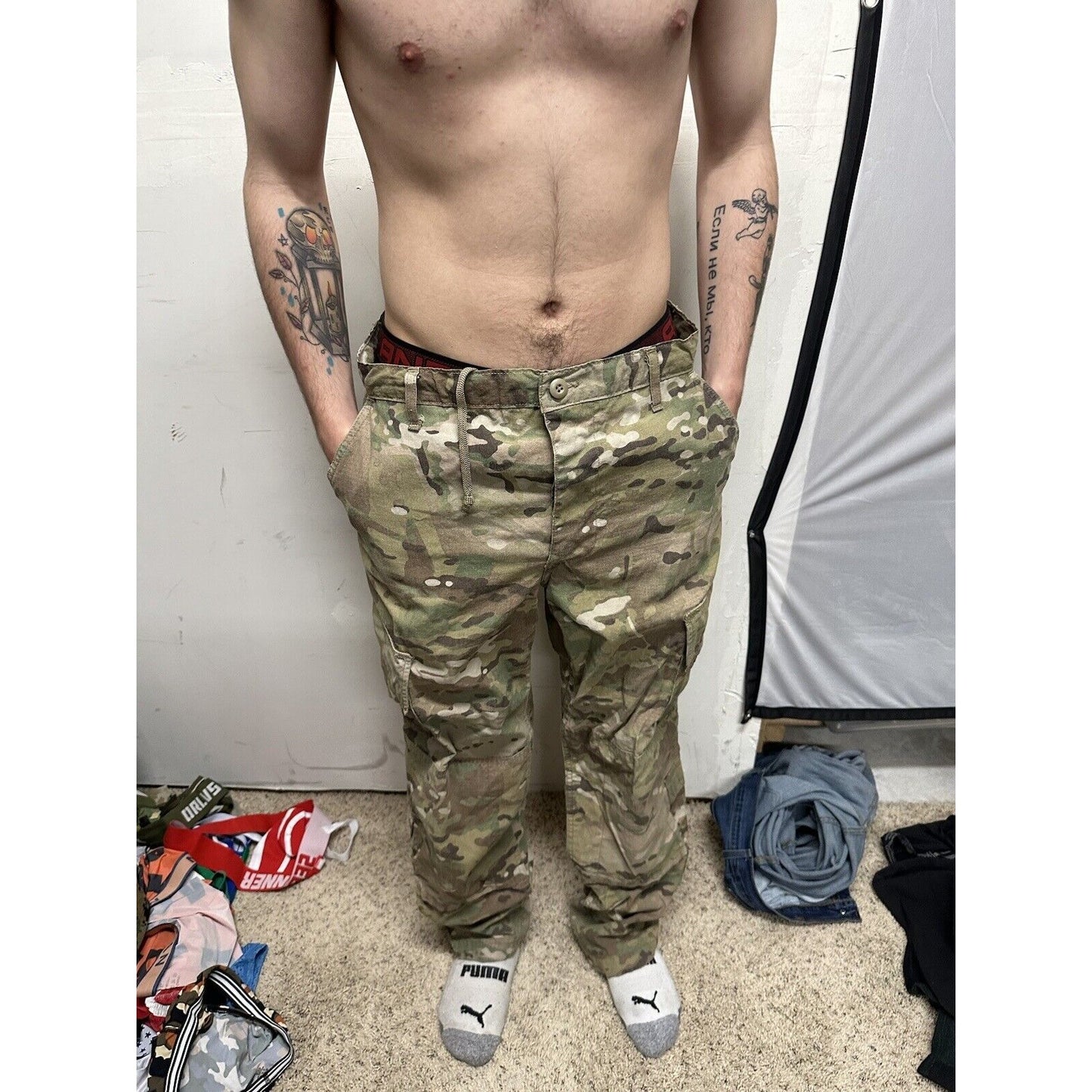 Men’s Army Air Force Ocp Pants Trousers Flame Resistant Medium Regular