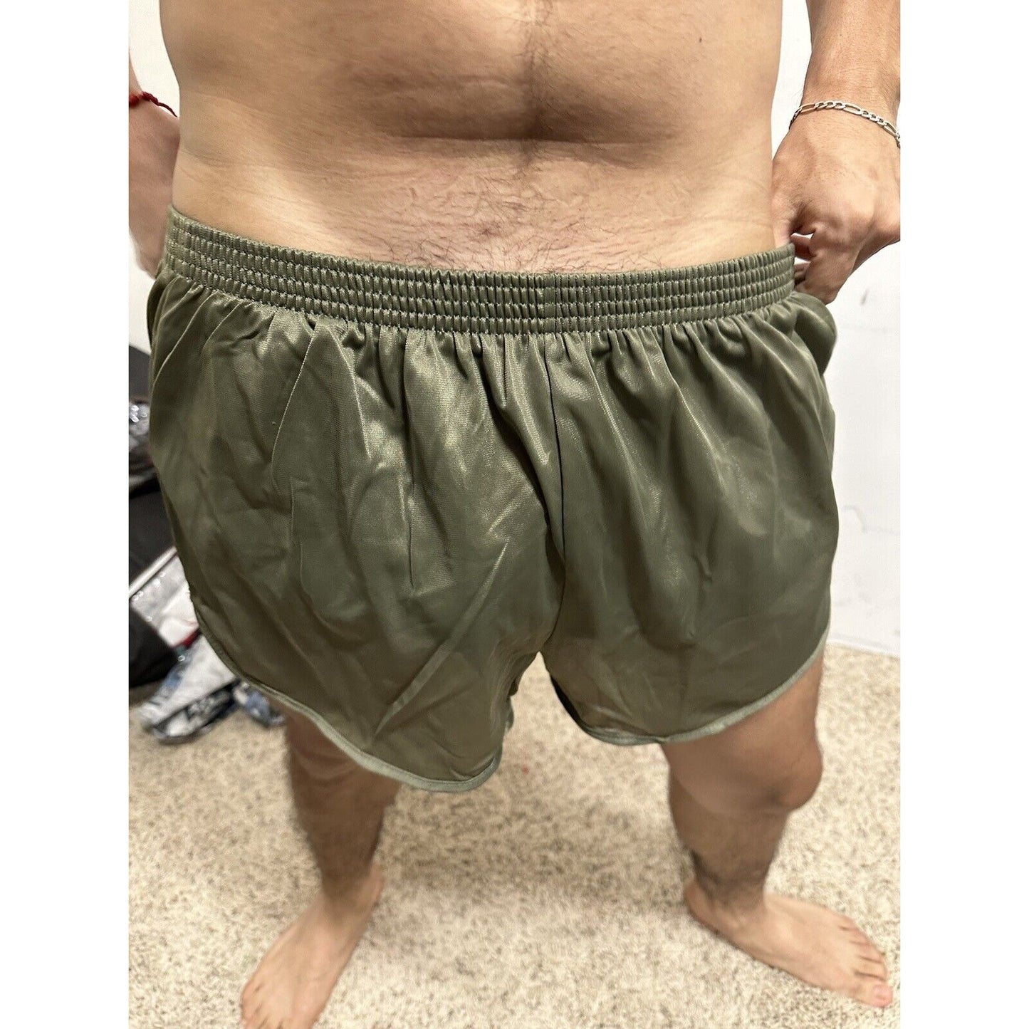 Men’s Olive Green Soffe Ranger Panties Silkies Medium