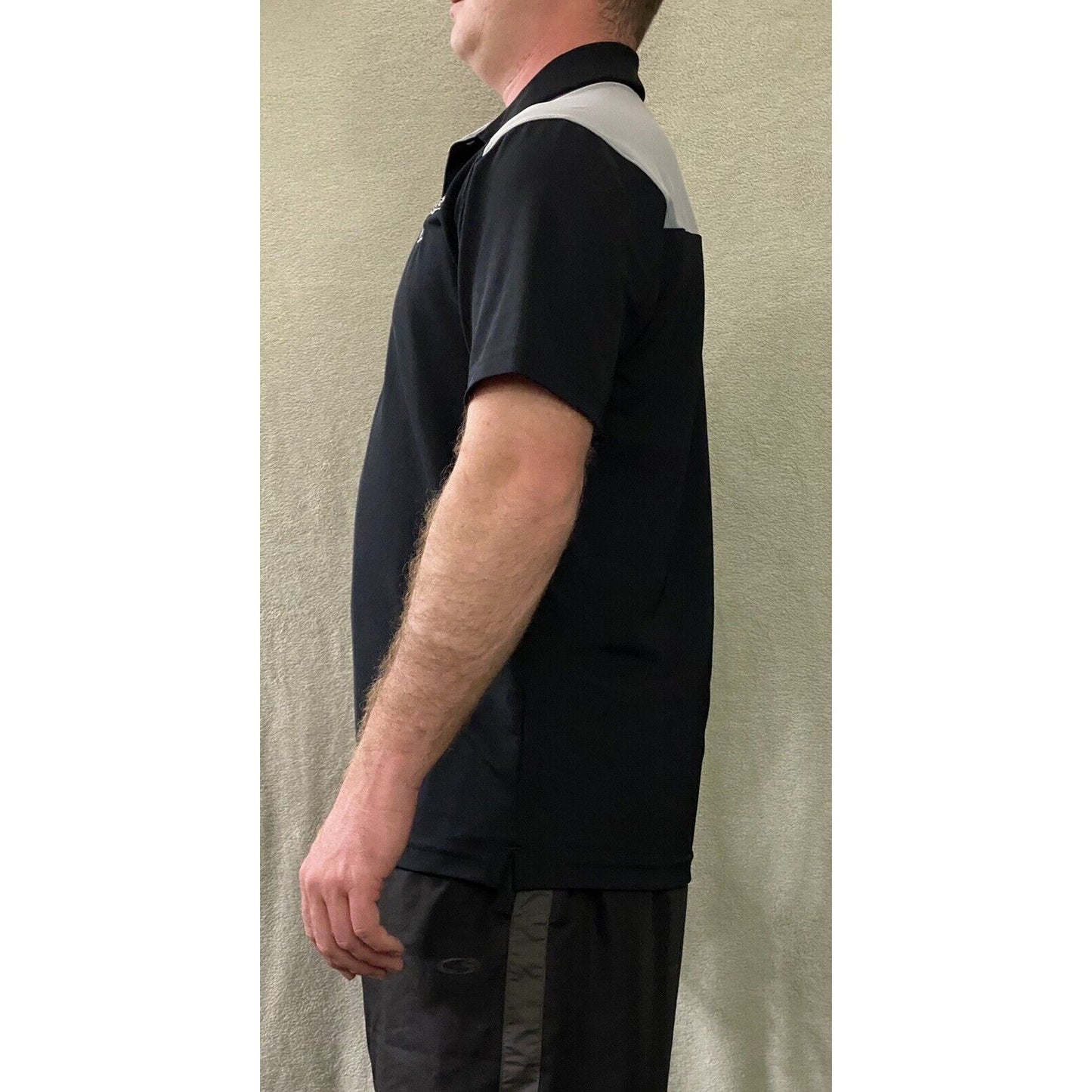 VISTA RIDGE WOLVES Under Armory Loose Heat Gear Black & Gray Men’s L Polo Shirt