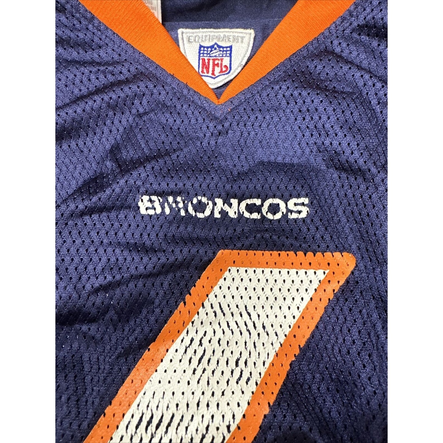 Men’s Reebok NFL Equipment Denver Broncos On Field Medium Football Jersey Cutler