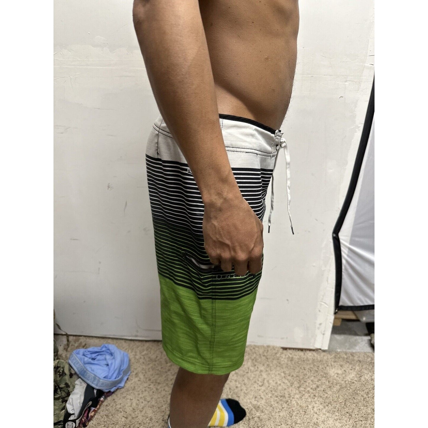 Men’s Striped Multicolor John John Fits Like A Medium Bathing Trunks O’Neill