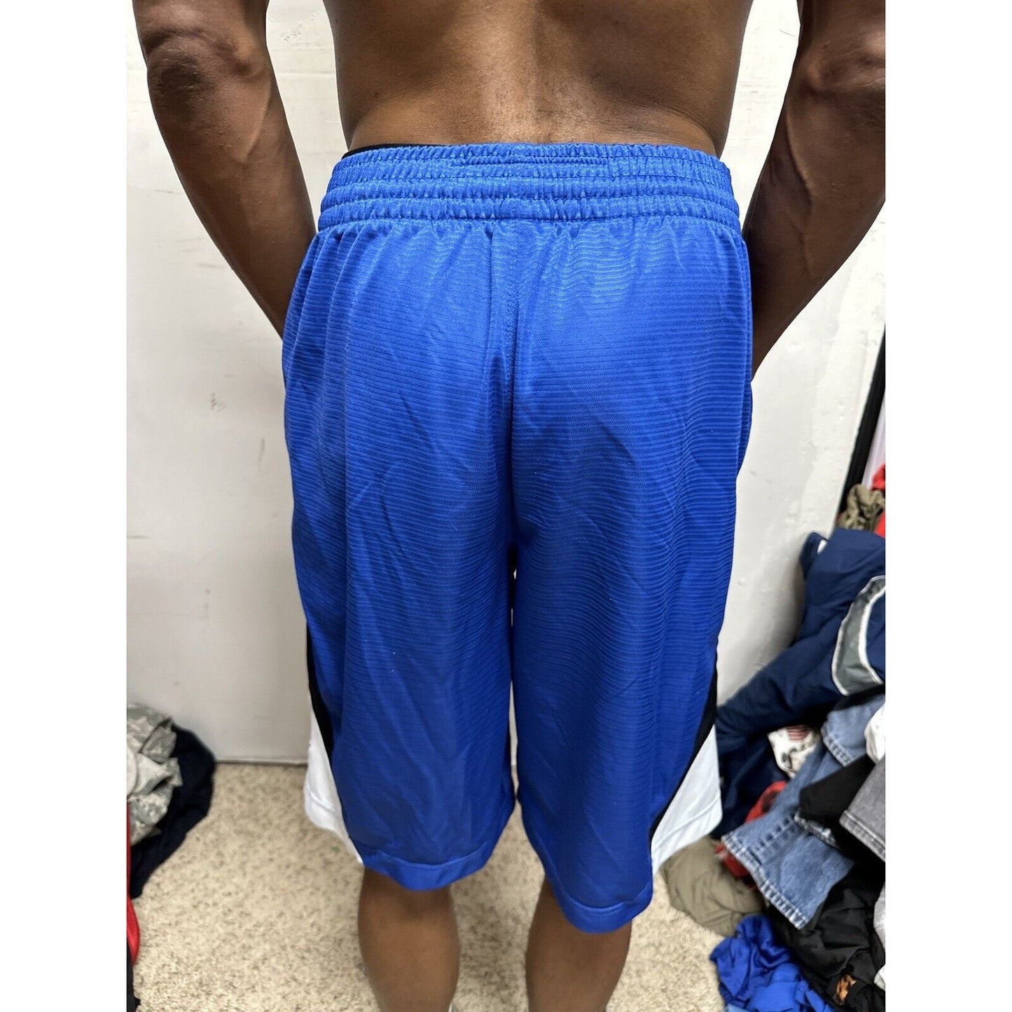 Men’s Blue Nike Basketball Medium Shorts With Pockets