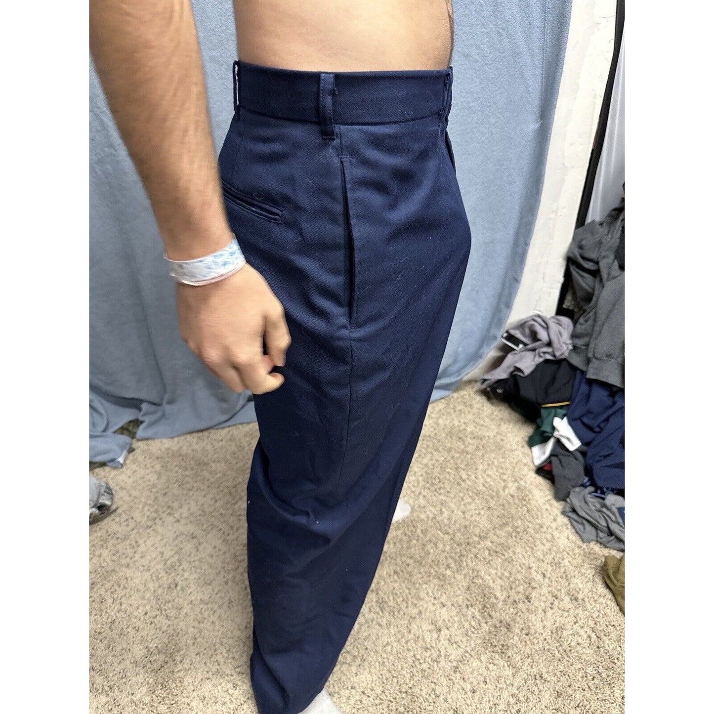 Men’s USAF USSF Trousers Uniform Blues Pants 38L