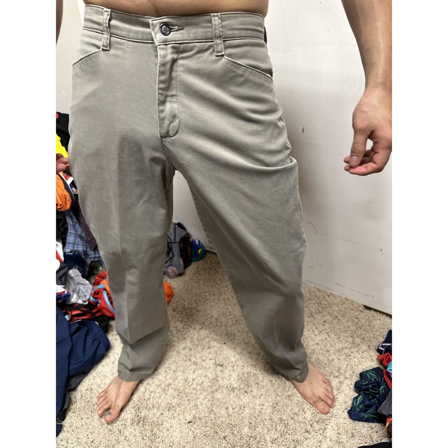 Men’s Lee At The Waist 8 Short Grey Pants perhaps women’s jeans?
