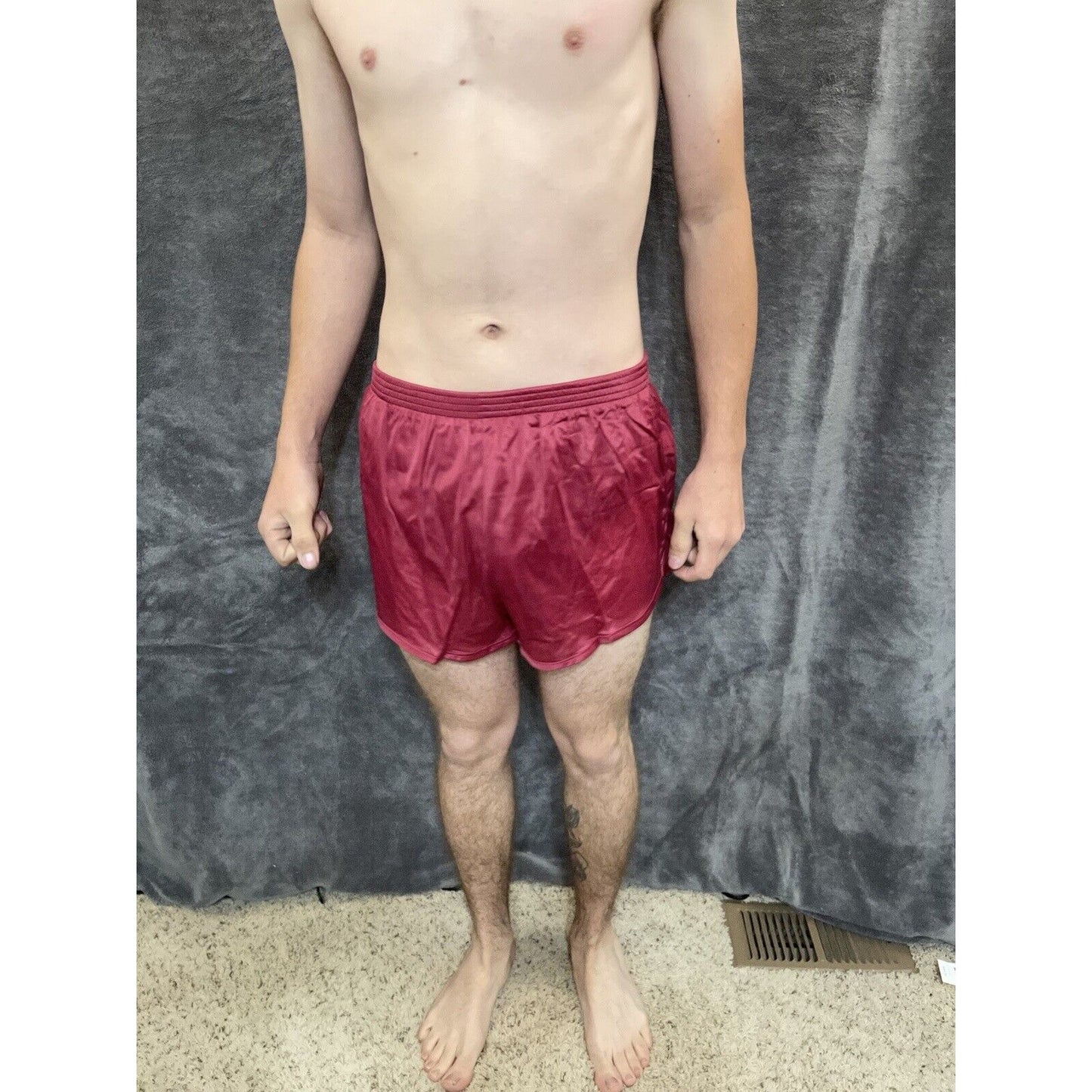 men's soffe ranger panties XL Garnet maroon shorts