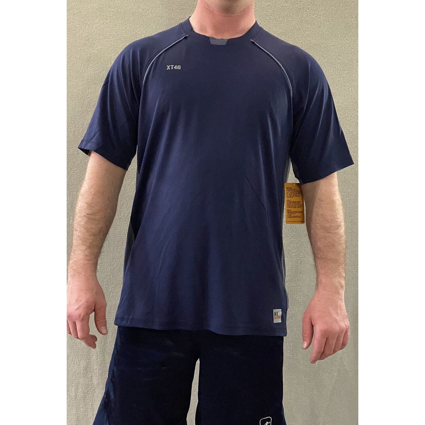 XT46 Extreme Training by Soffe Men’s Medium Navy Blue Athletic Polyester T-shirt