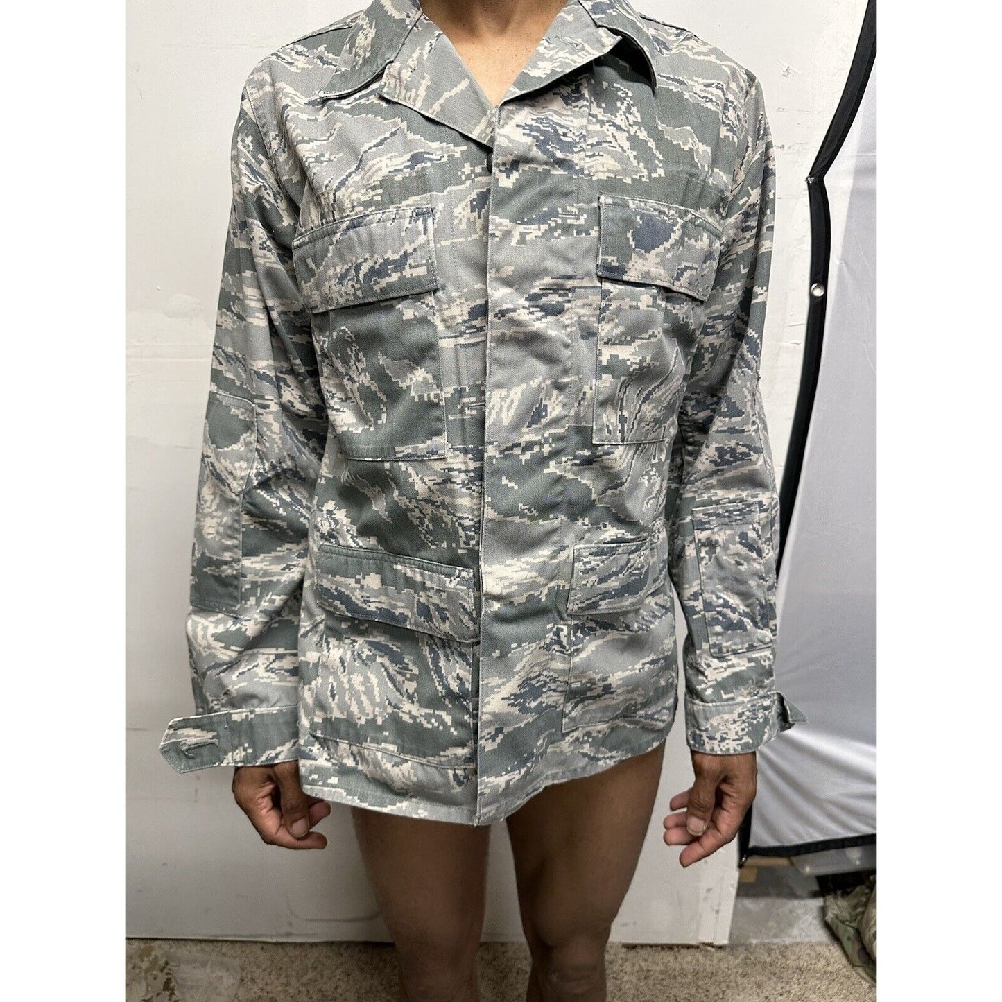 Men’s Civil Air Patrol USAF Airman Battle Uniform 38R Top Coat Blouse