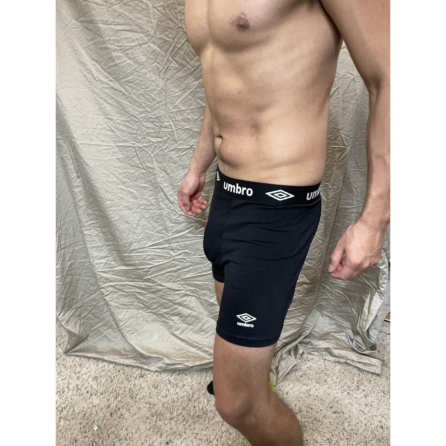 men's medium black umbro boxer briefs
