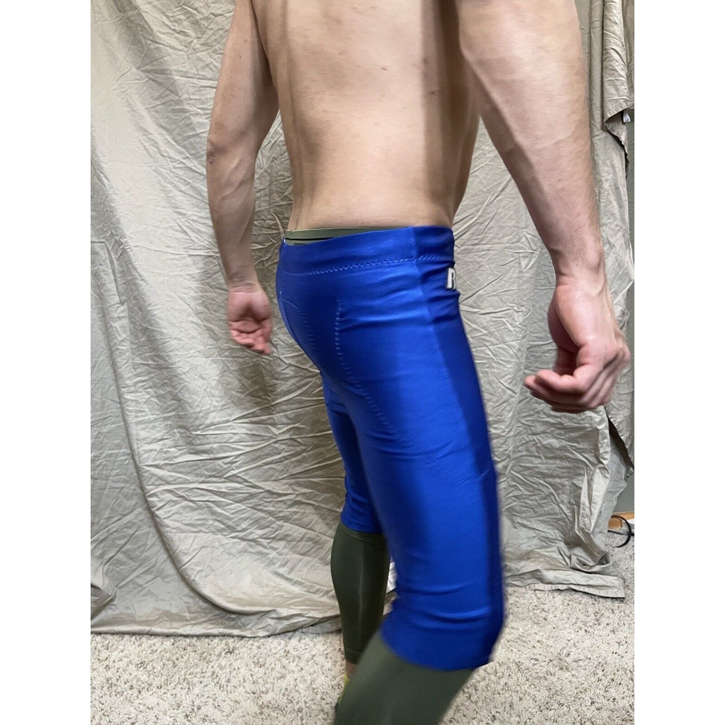 Men's Royal Blue Russell Athletic Football Pants Small