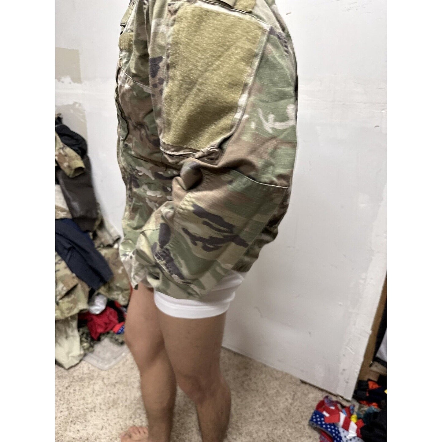 Men’s Ocp Army Combat Uniform Large Long Top Blouse Space Force
