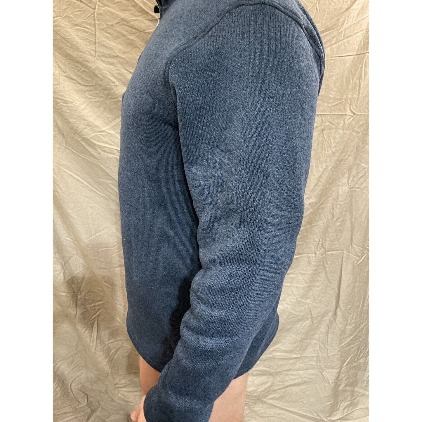 Men's Arrow XL blue quarter zip pullover sweater