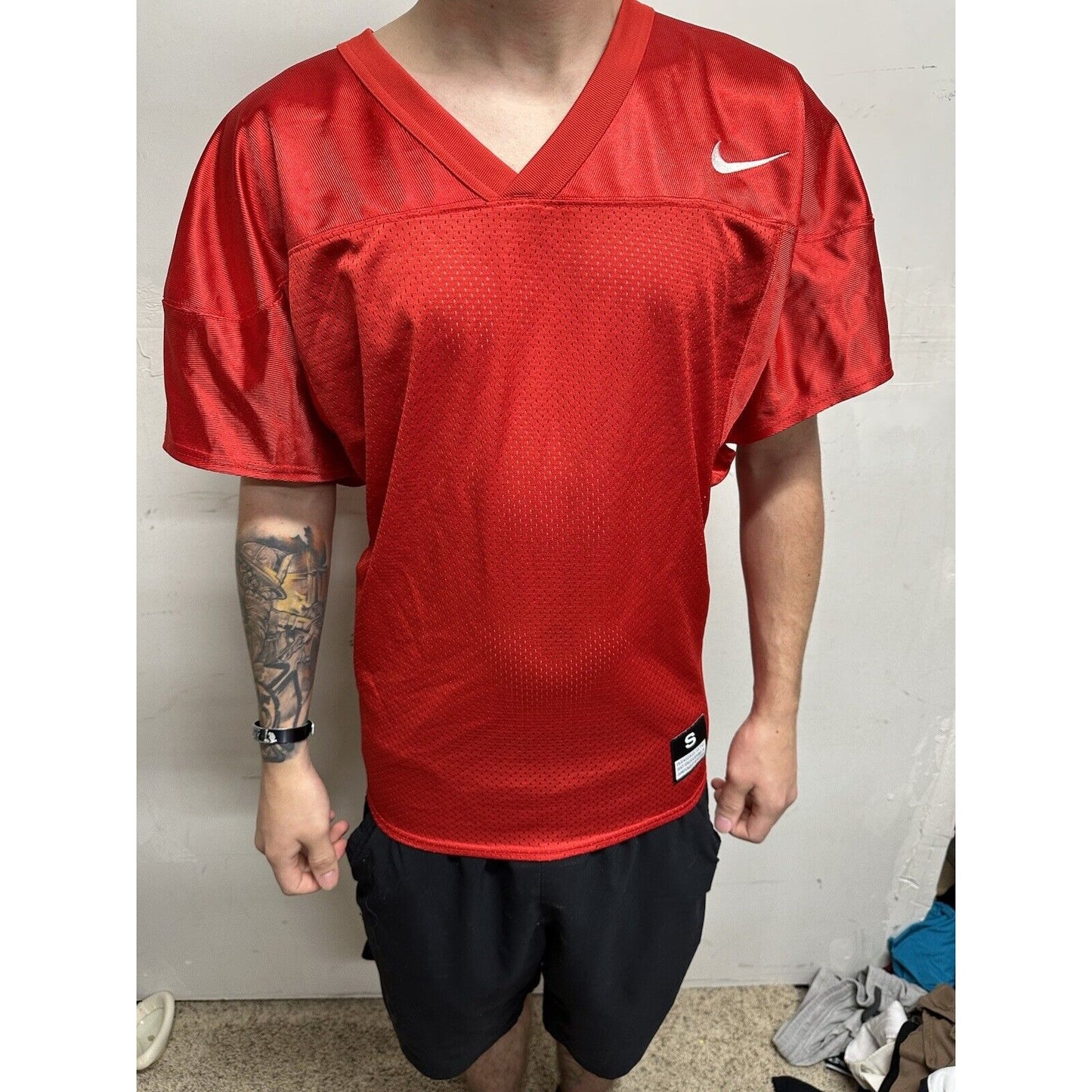 Men’s Red Nike Small Football Jersey