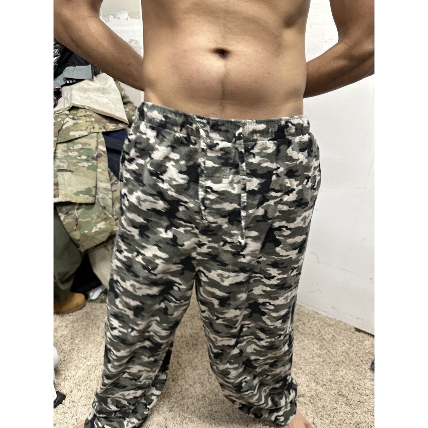 Men’s XXL Joe Boxer Camo Pajama Bottoms Lounge Pants With Pockets
