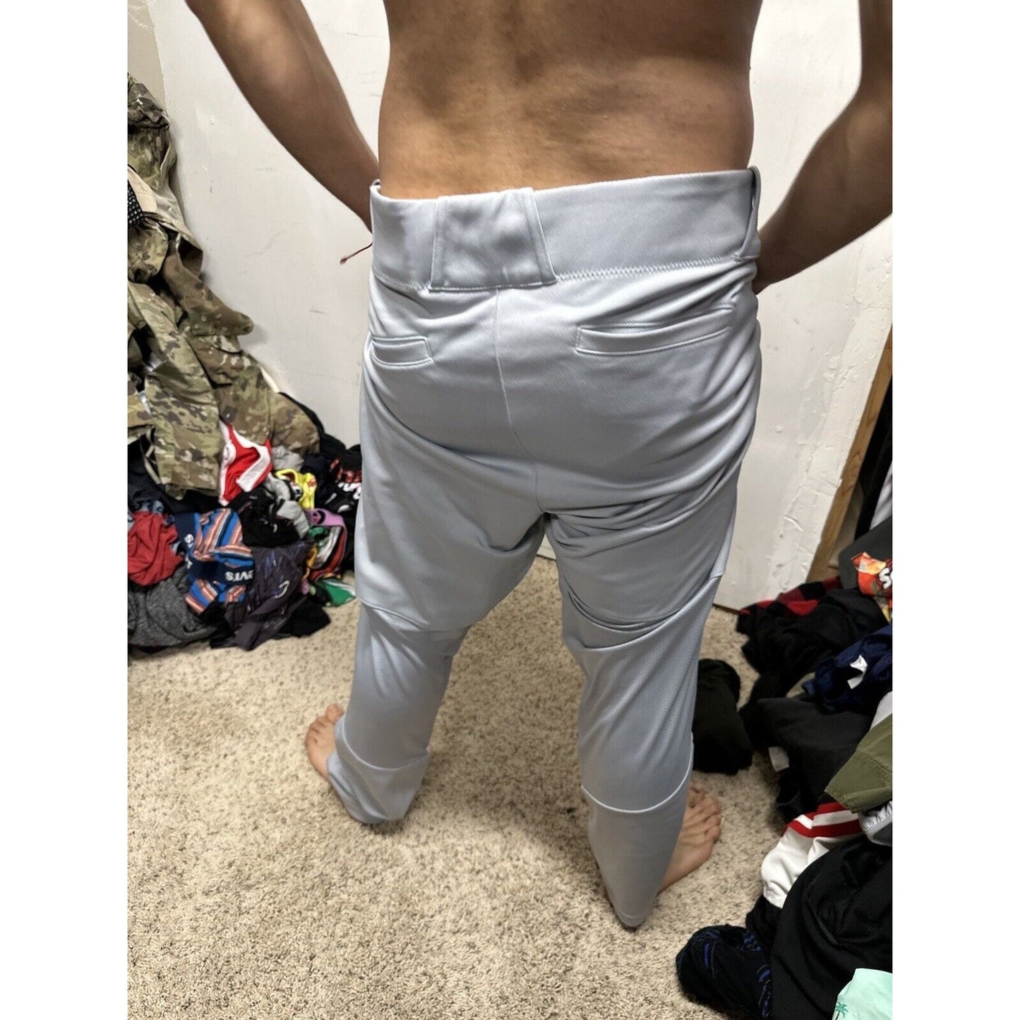 Men’s Nike Team Grey Baseball Pants Engineered Large