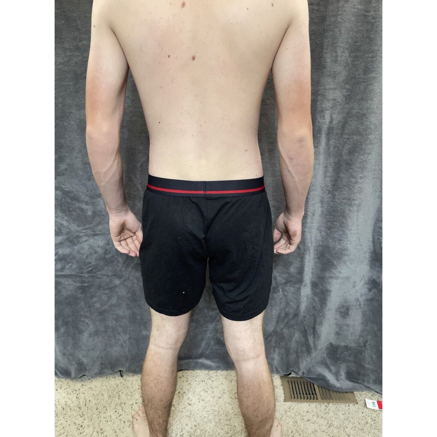 men's buffalo david bitton Black cotton spandex boxer shorts Medium