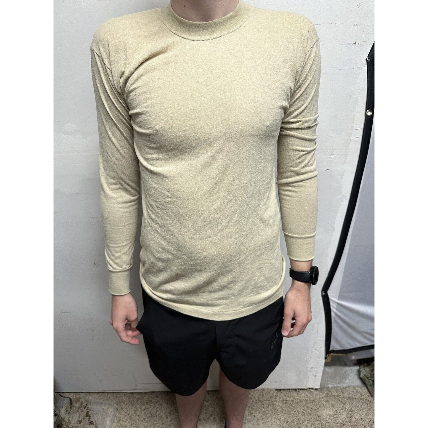 Men’s Tan duke Medium Long Sleeve Civil Air Patrol Uniform Shirt