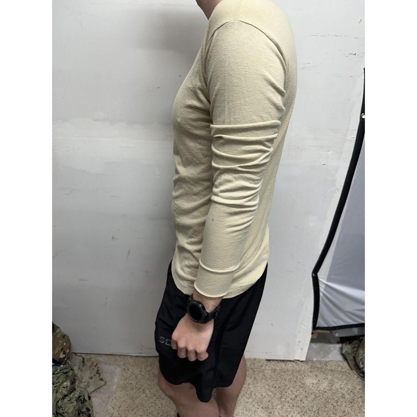 Men’s Tan duke Medium Long Sleeve Civil Air Patrol Uniform Shirt