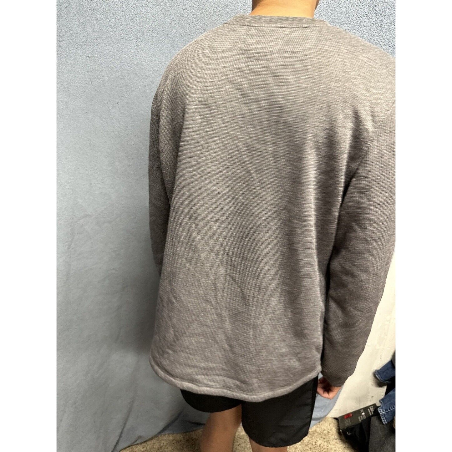 Men’s Pullover Gray B.C. Clothing Heritage Sweater Large