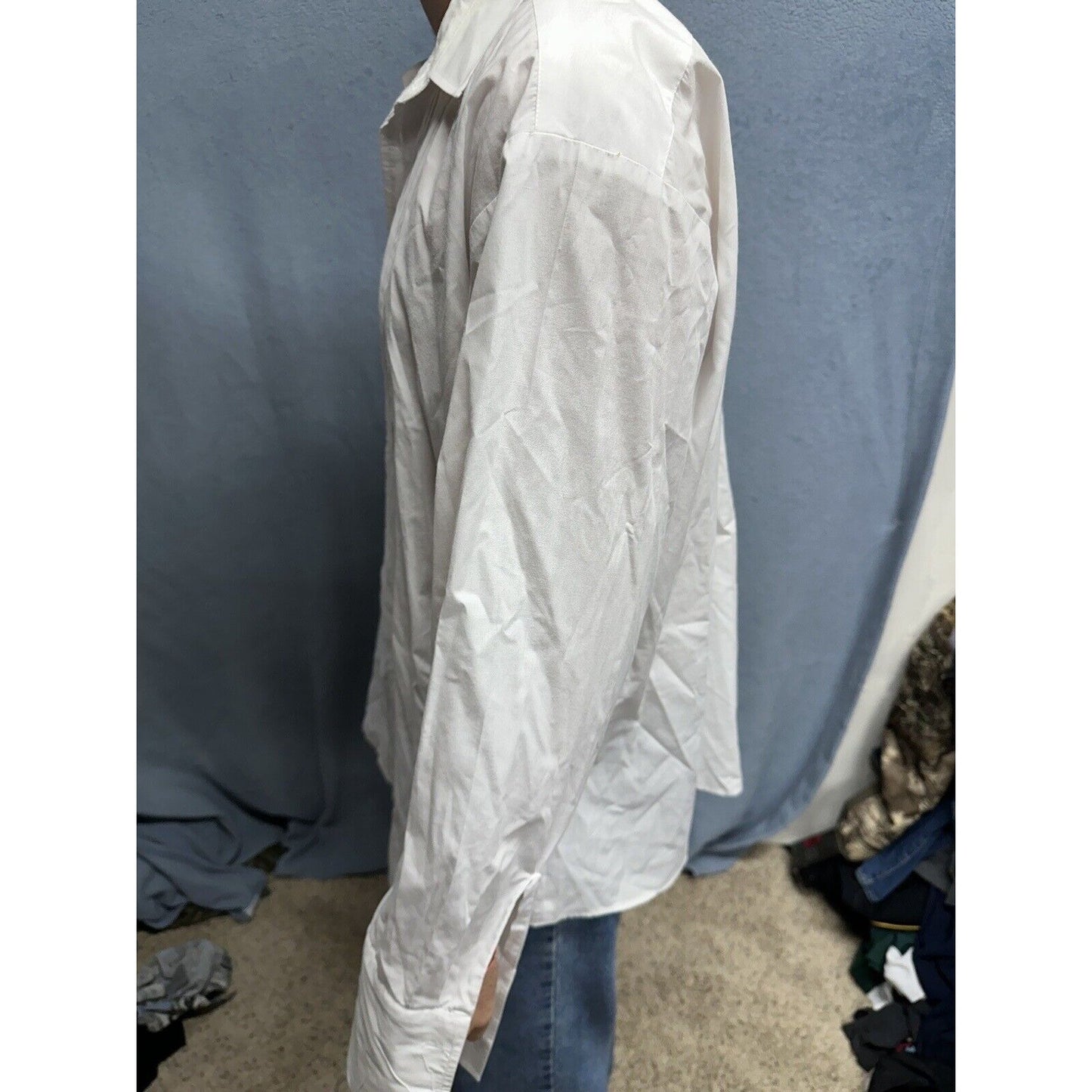 Air Force White Mess Dress Aetna Shirt 17 / 35 Long Sleeve Uniform