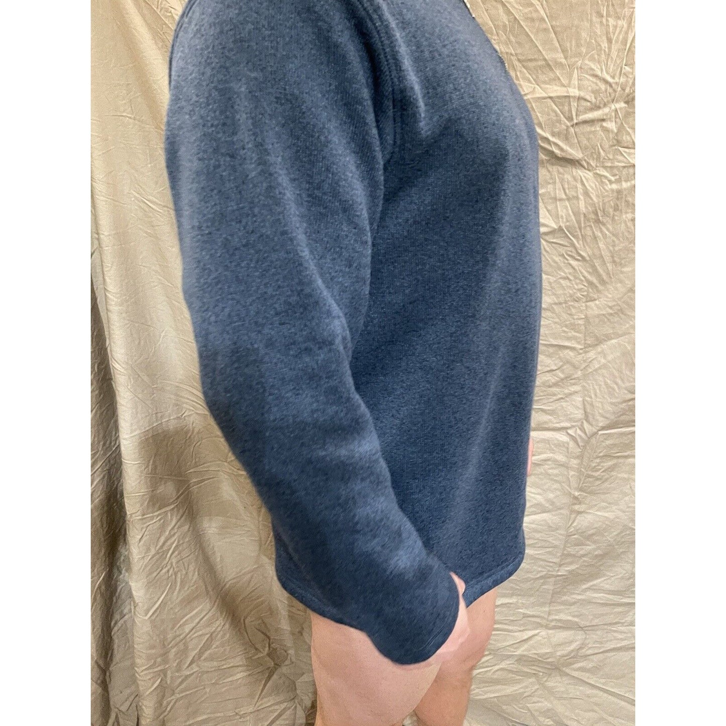 Men's Arrow XL blue quarter zip pullover sweater
