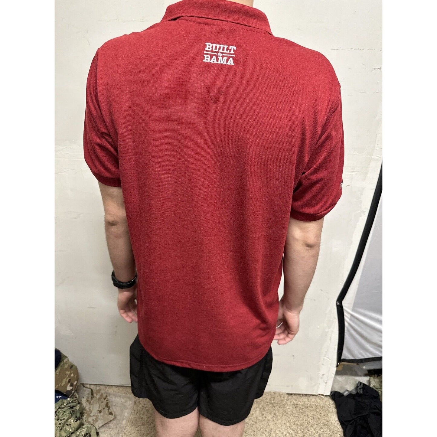 Men’s Medium Alabama Wakefield Built By BAMA CRIMSON tide Polo Shirt
