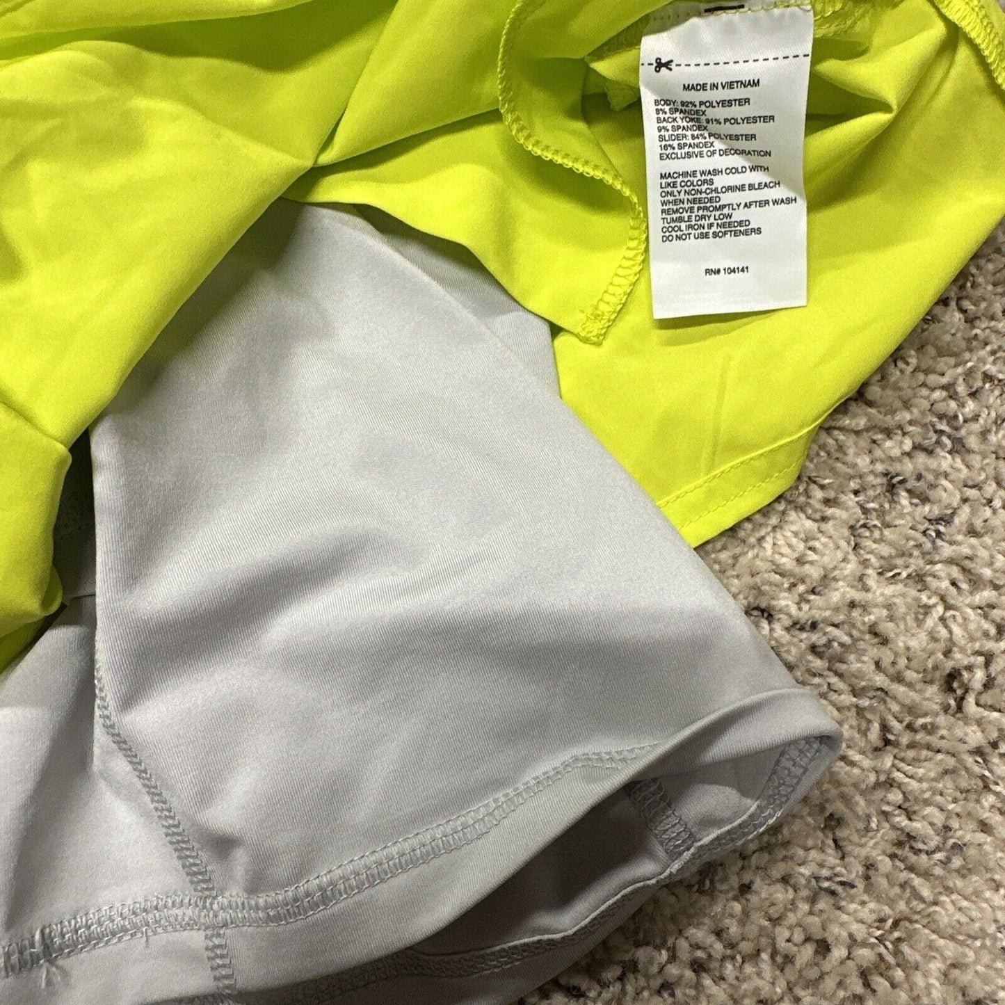 Men’s Neon Yellow DSG Medium Shorts With Pockets And Inner Lining