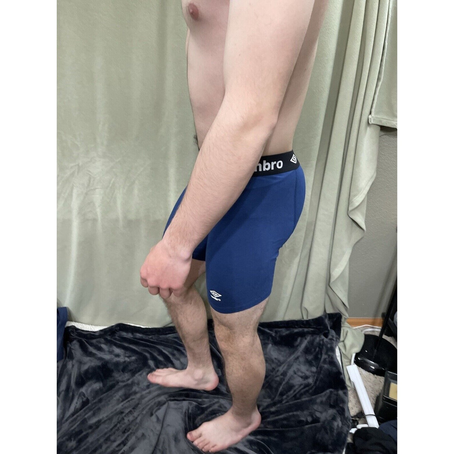 Umbro Men’s Large Royal Blue Compression Shorts