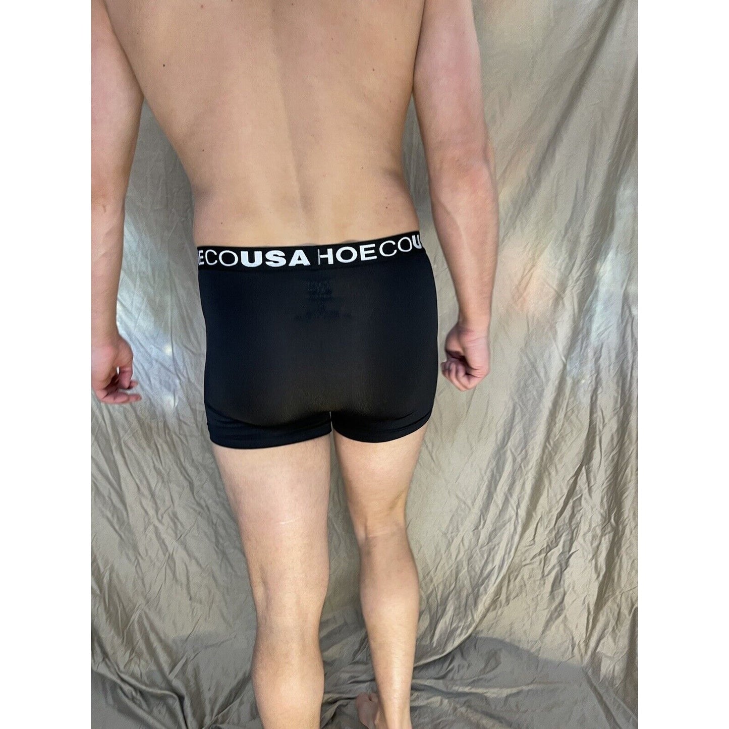 men's black DC Shoe Co small boxer briefs 8% spandex