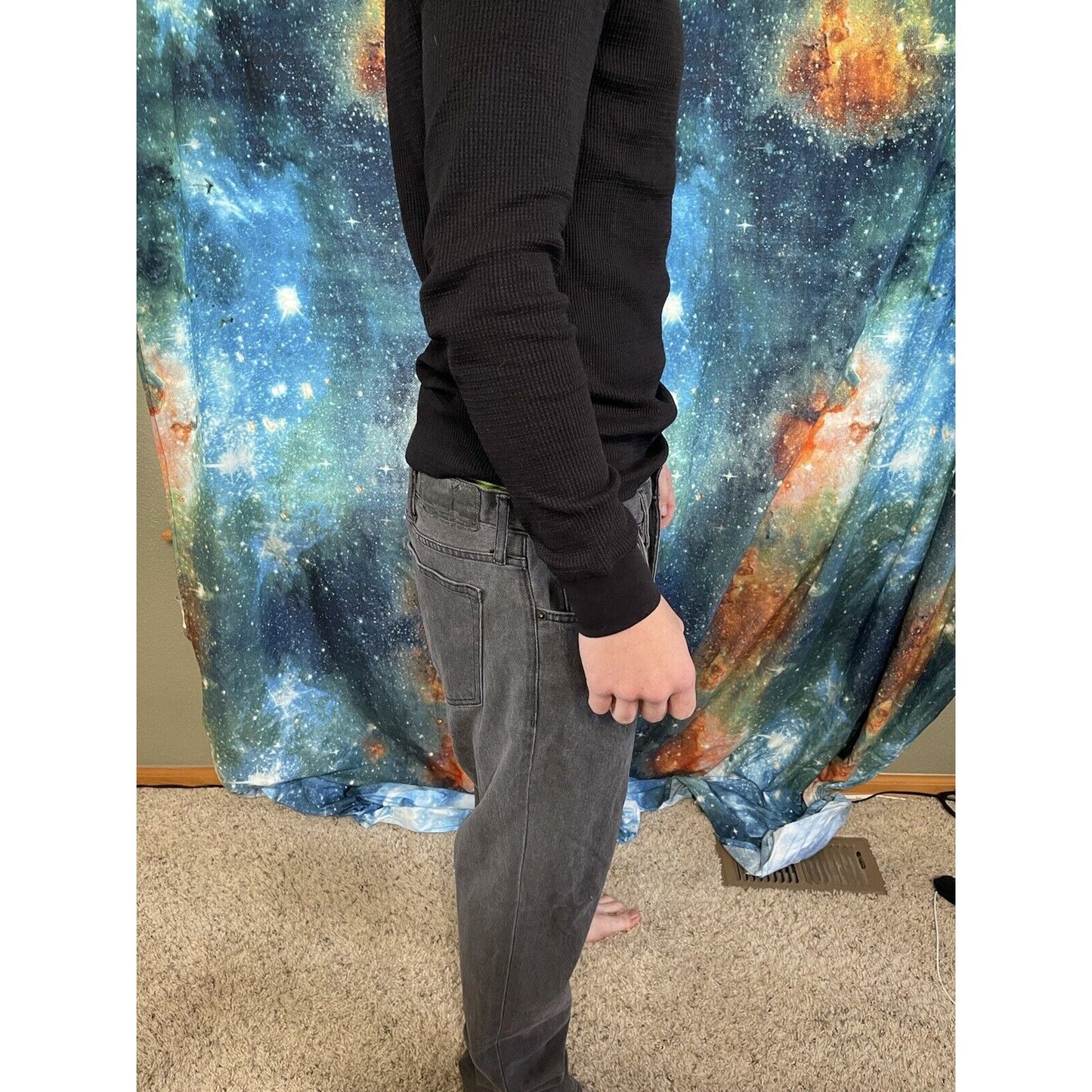 Men’s Black Old Navy Skinny jeans 36” x 30”