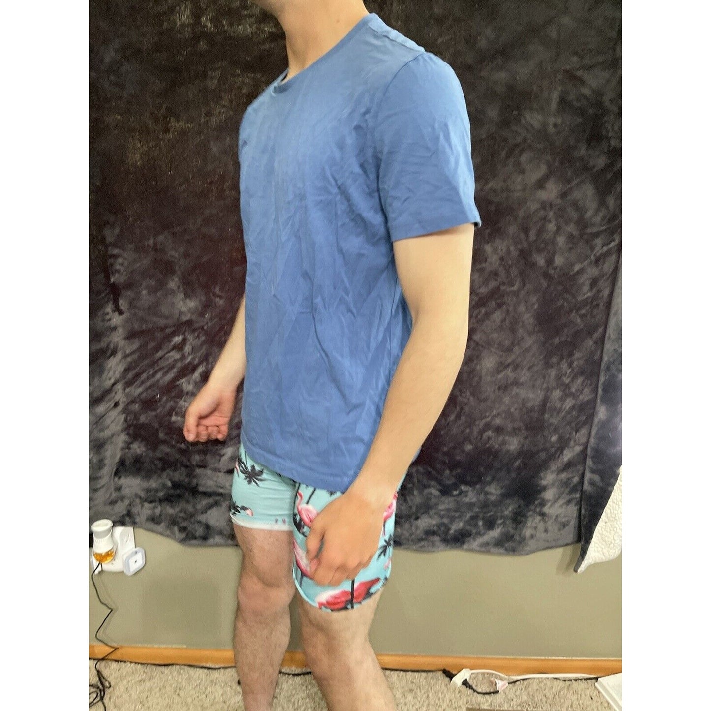 Men’s Large Forever 21 Blue Short Sleeve Shirt